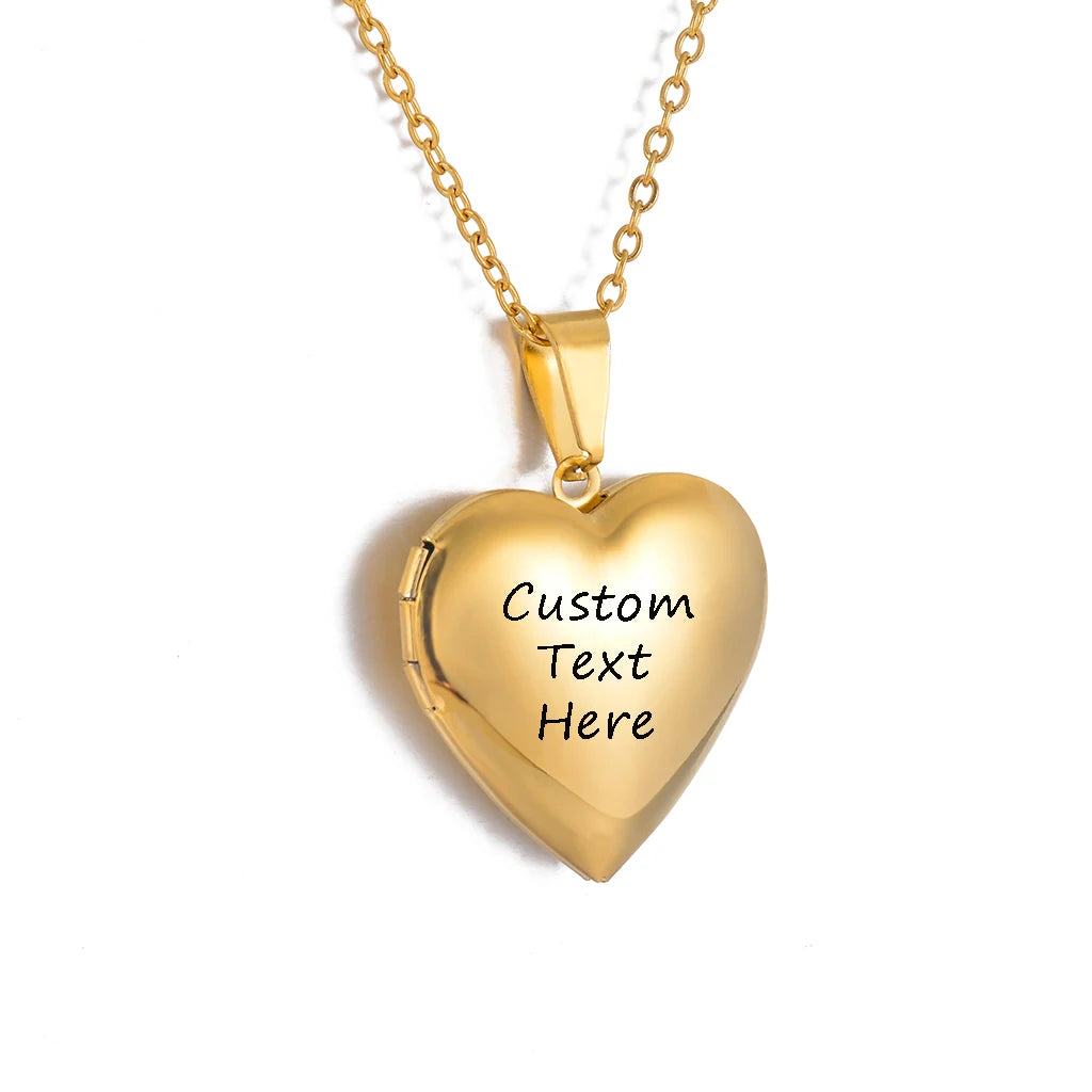 stainless steel love necklace