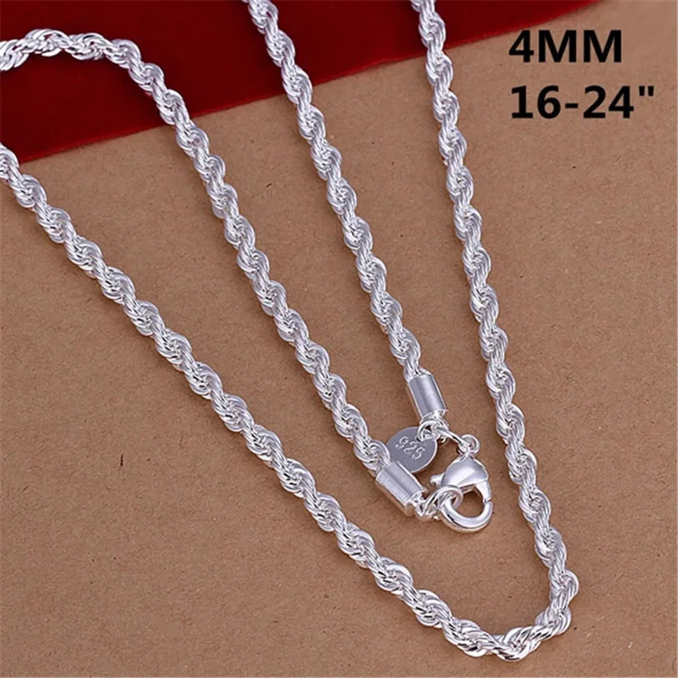 sterling silver necklace chain