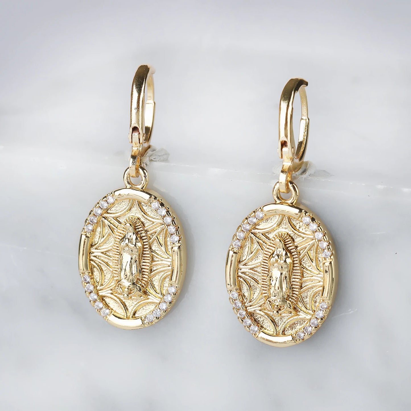 virgin mary earrings buy