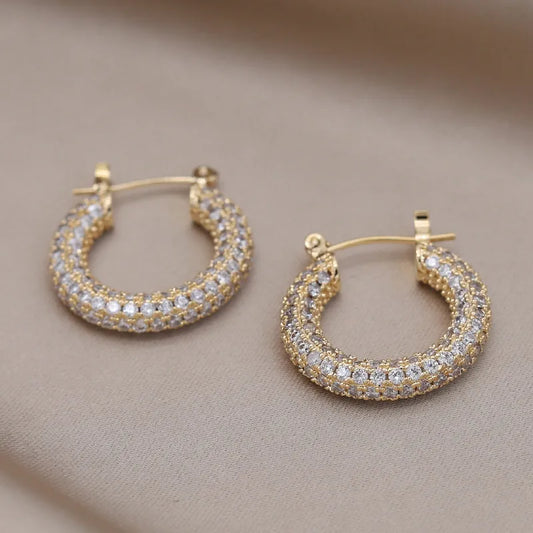 zircon earrings