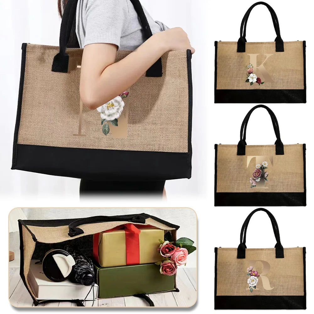 Letter tote bag