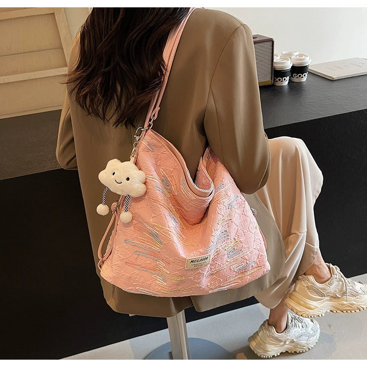 Women's Bag Niche Style Shoulder Work Clothing Canvas Bag