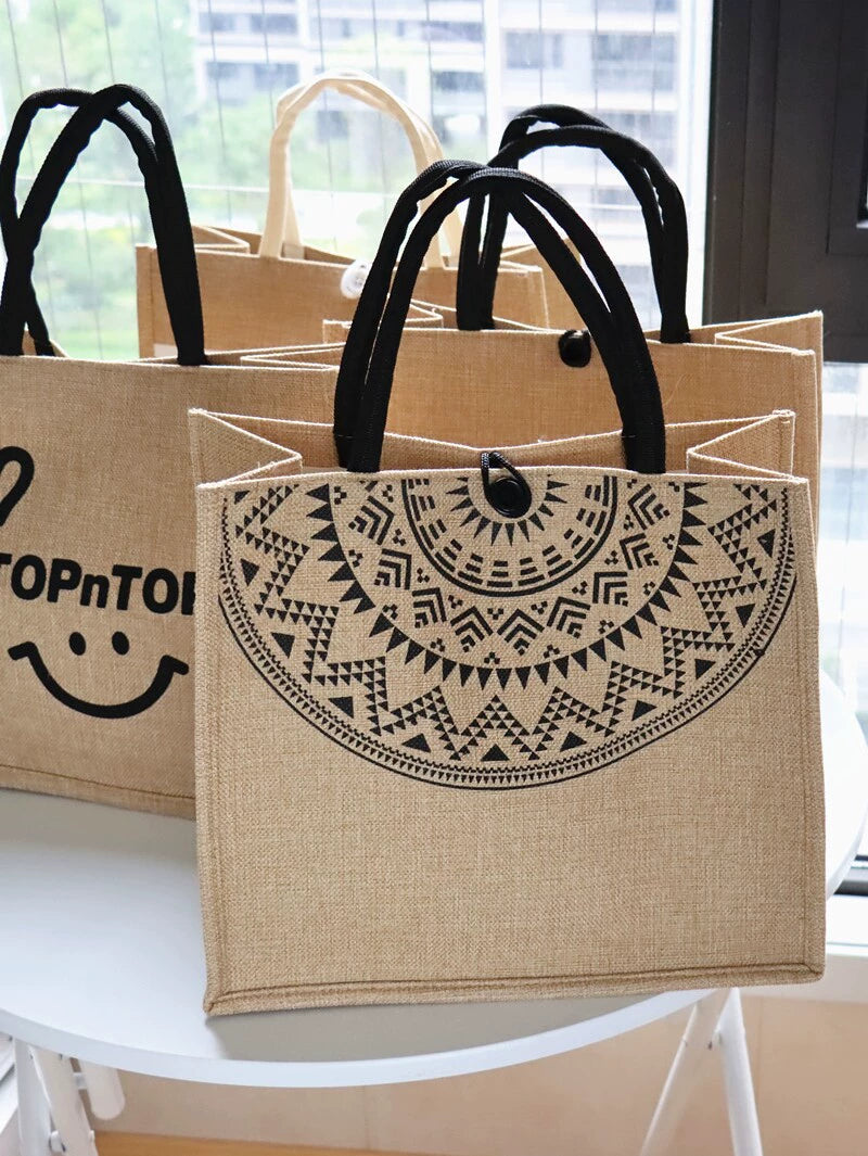 large capacity canvas tote bag