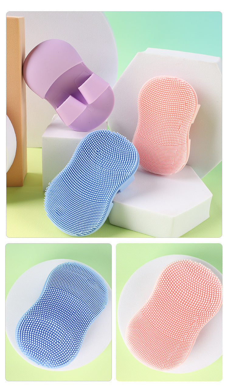 Soft Silicone Massage Makeup Remover Face Cleanser Portable Face Cleaning Brush Blackhead Brush Mini Finger Face Wash Brush