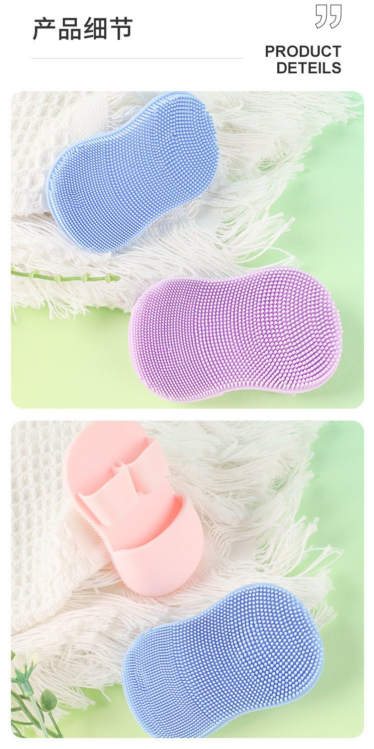 Soft Silicone Massage Makeup Remover Face Cleanser Portable Face Cleaning Brush Blackhead Brush Mini Finger Face Wash Brush