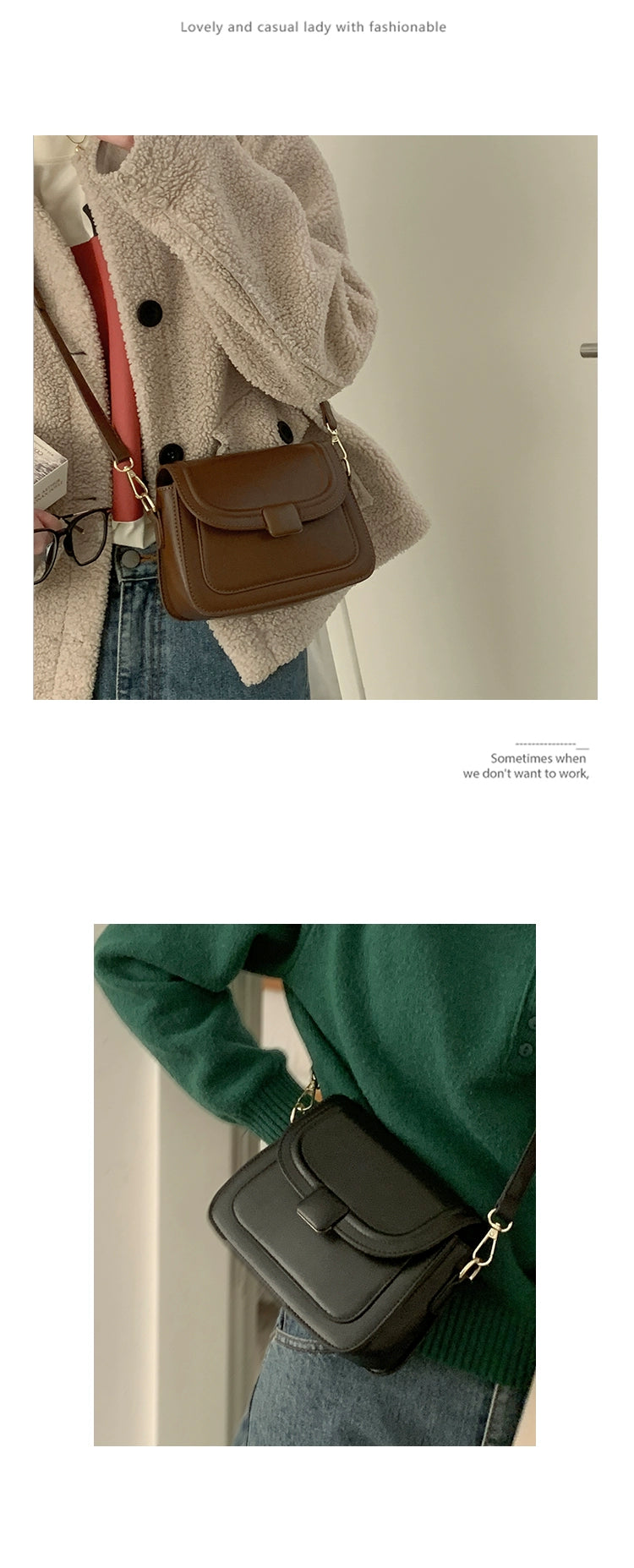 Women's Bag 2024 New Arrival Trendy Fashion Retro Small Square Bag Minority All-Match Shoulder Bag Messenger Bag Commuter Bag