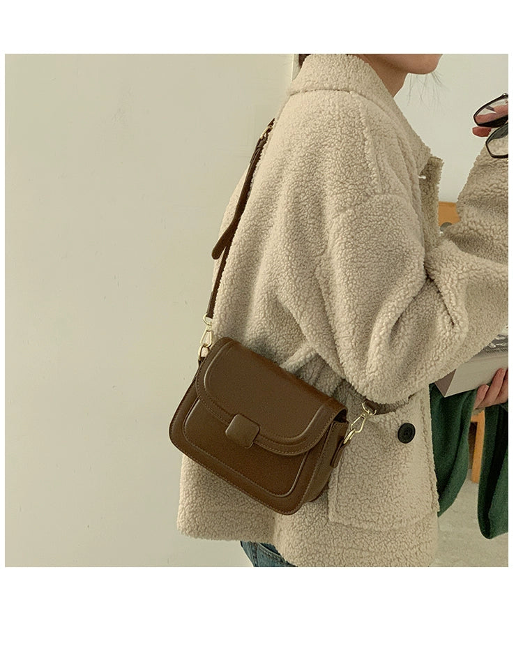 Women's Bag 2024 New Arrival Trendy Fashion Retro Small Square Bag Minority All-Match Shoulder Bag Messenger Bag Commuter Bag