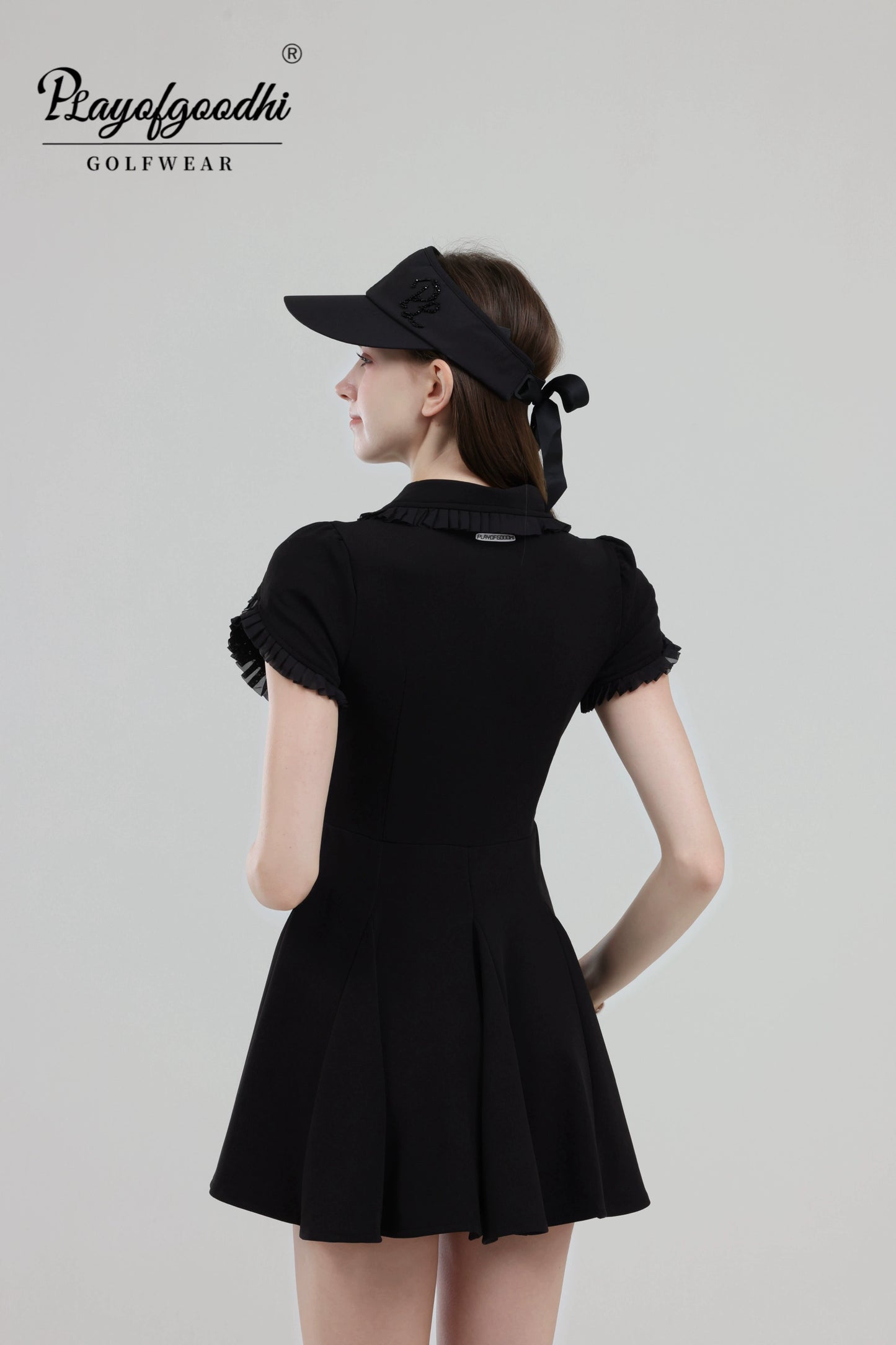 Golf Clothing Women's Summer Golf Dress Women's Slim Looking Flowering Golf Women's Skirt Fashion Tape Golf Skirt