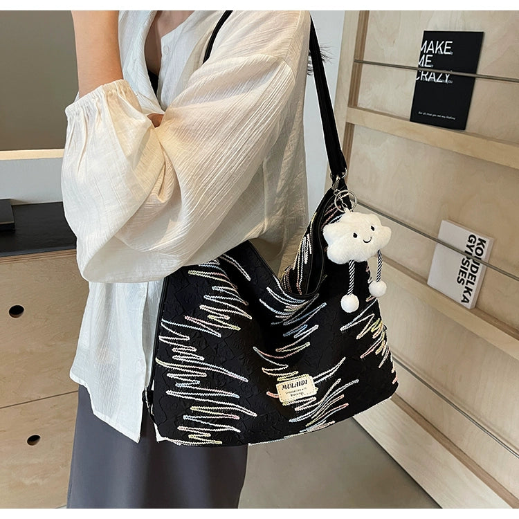 Women's Bag Niche Style Shoulder Work Clothing Canvas Bag