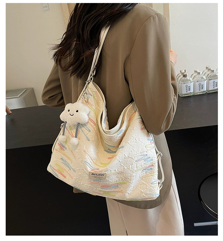 Women's Bag Niche Style Shoulder Work Clothing Canvas Bag