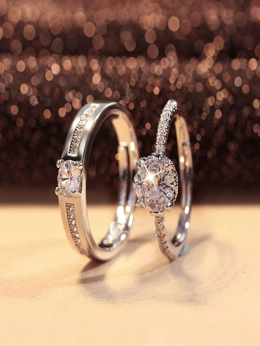 Wedding Artificial Live Couple Fashion Couple Rings