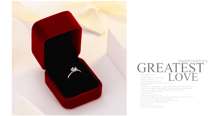 Artificial Wedding Props Bridal One Pair of Lovers Diamond Ring