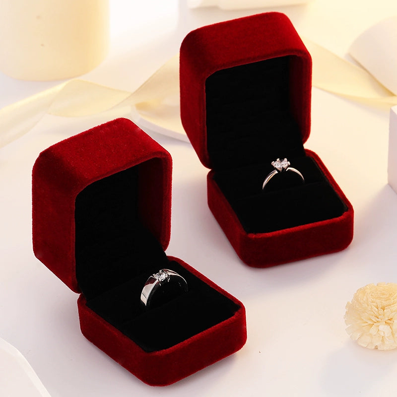 Artificial Wedding Props Bridal One Pair of Lovers Diamond Ring