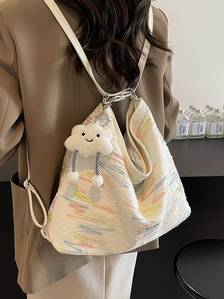 Women's Bag Niche Style Shoulder Work Clothing Canvas Bag