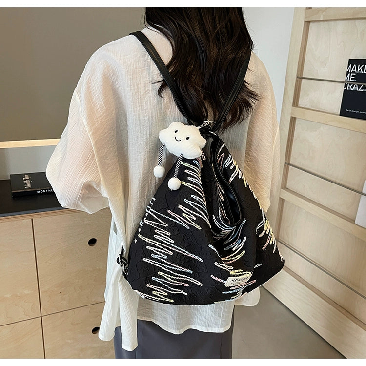 Women's Bag Niche Style Shoulder Work Clothing Canvas Bag