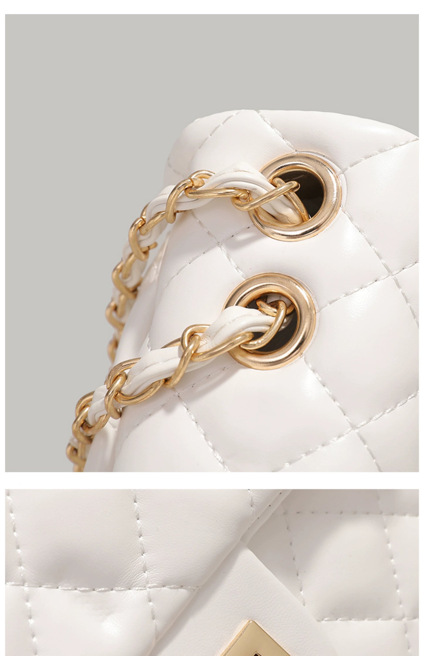 Ur Diamond Chanel's Style One Shoulder Crossbody Underarm Bag Chain