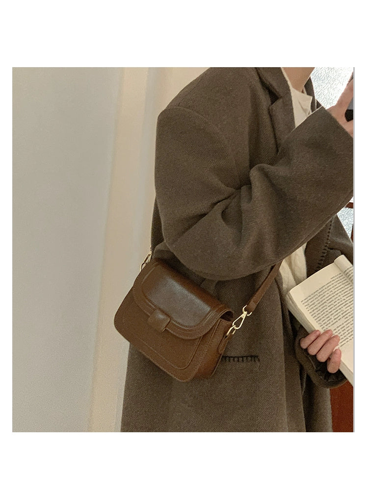 Women's Bag 2024 New Arrival Trendy Fashion Retro Small Square Bag Minority All-Match Shoulder Bag Messenger Bag Commuter Bag