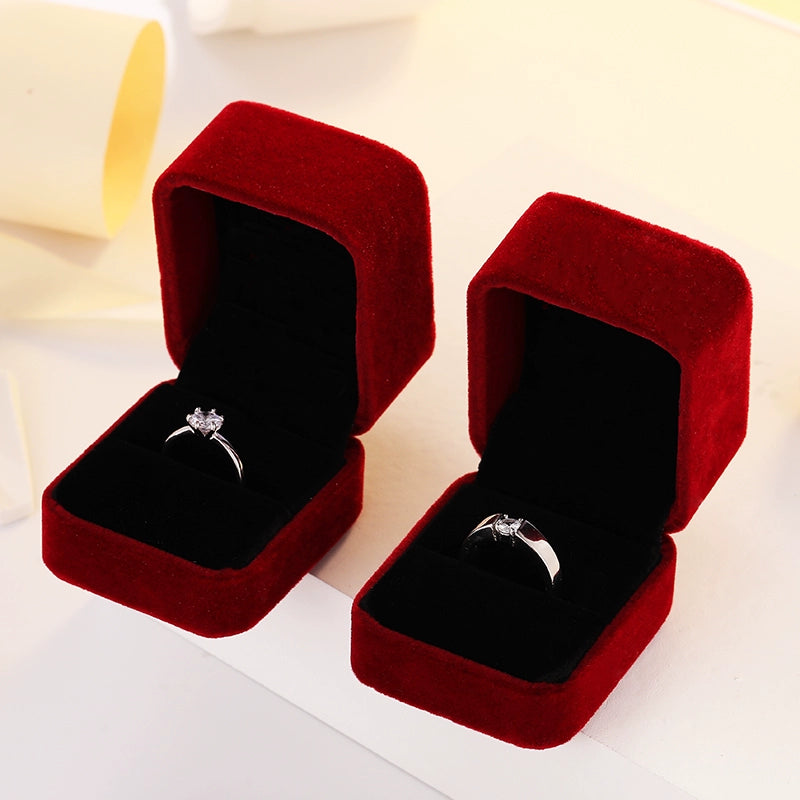 Artificial Wedding Props Bridal One Pair of Lovers Diamond Ring