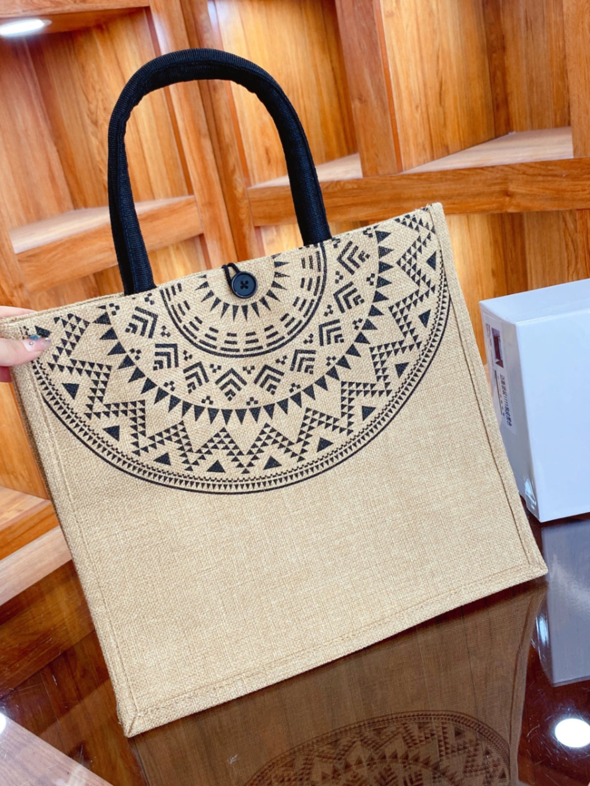 large capacity canvas tote bag