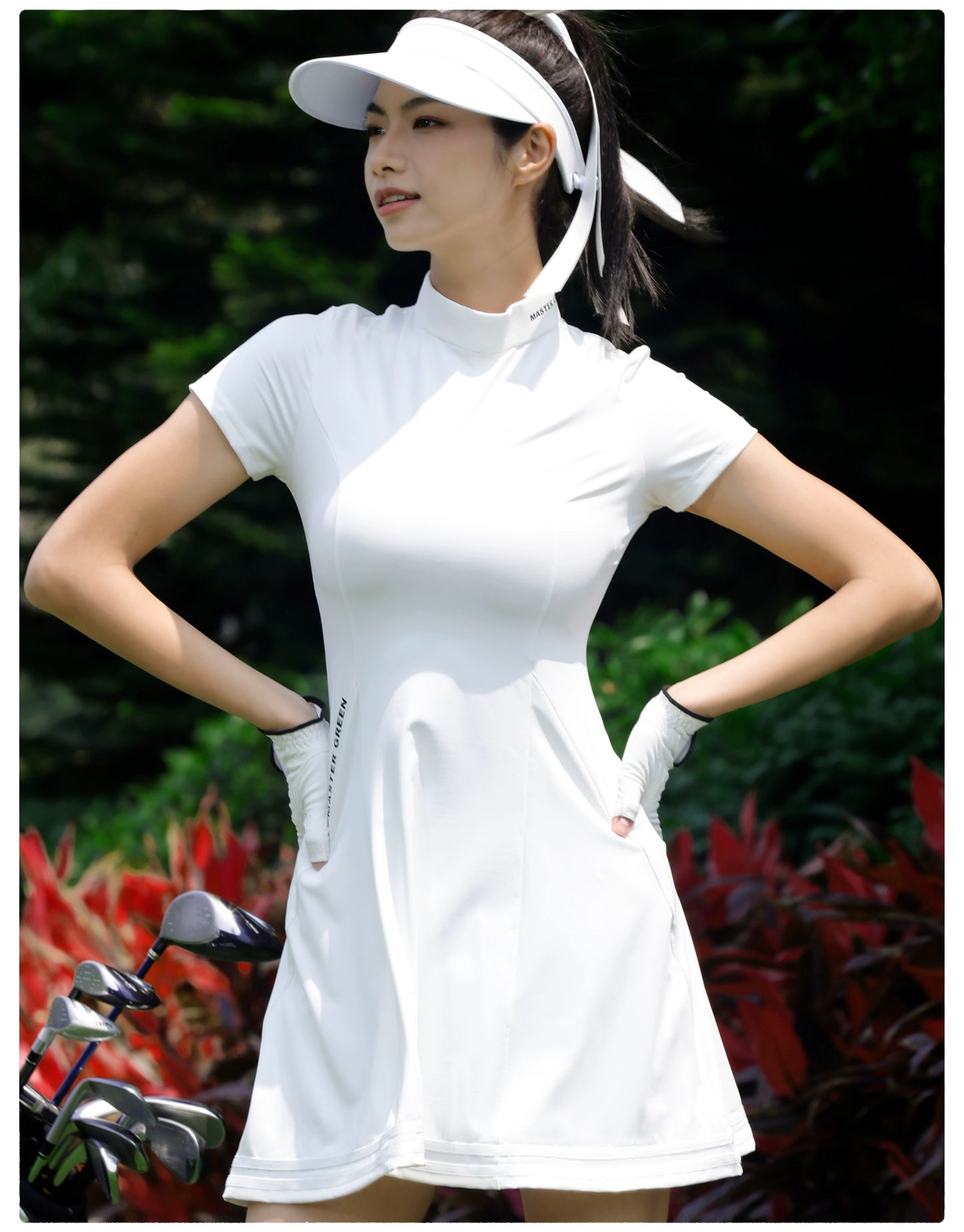 MG New Flowering Large Skirt Slim Looking Quick-Drying Golf