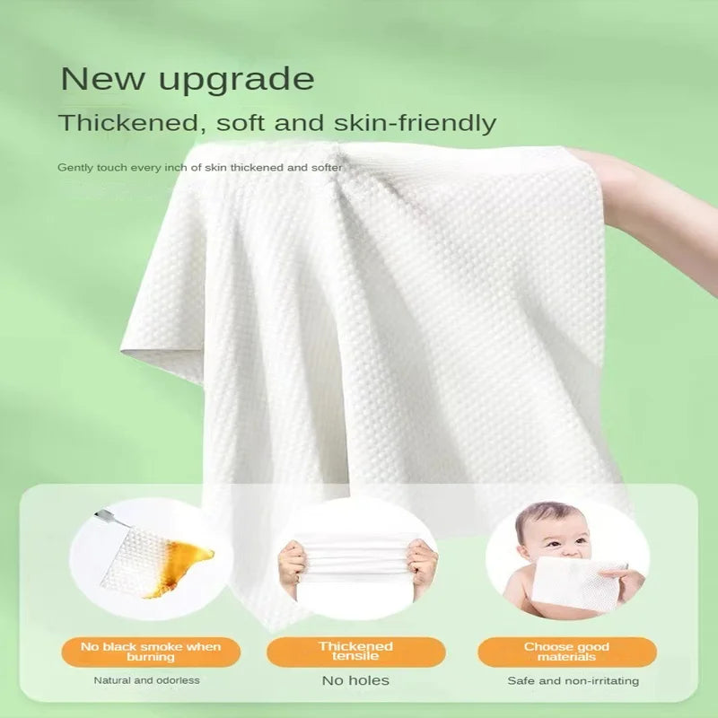 Disposable Travel Compressed Towels Thickened Portable Disposable Face Cloth Makeup Remover Cleaning Square Camping Trips Towel