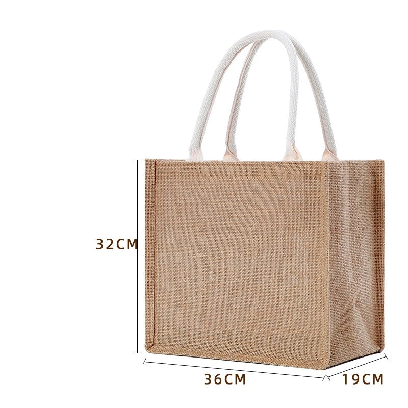 burlap jute bags size