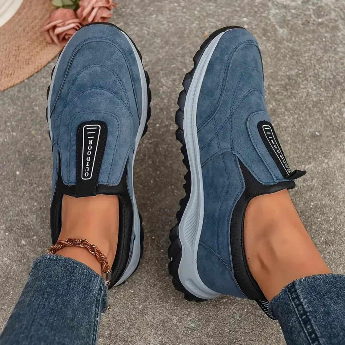 2024 New Casual Shoes Women Fashion Sneakers for Women Comfortable Outdoor Slip on Casual Walking Shoes Women Zapatos De Mujer