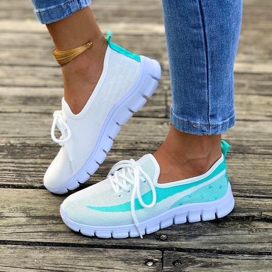 Women Casual Shoes New Fashion Comfortable Breathable Mesh Sneakers Women Lightweight Slip on Couples Casual Shoes for Women