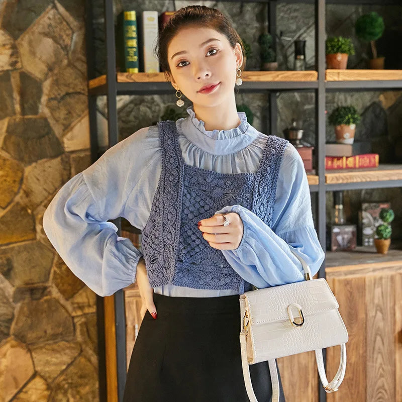 Simple Fashion Women Bag Elegant Handbag Crocodile Pattern Advanced Messenger Bag Classic Design Lady Crossbody Bag All-match