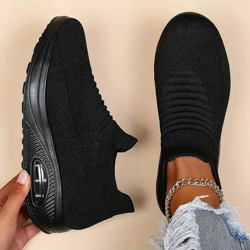 Women New Deep Mouth Comfortable Running Non-slip Sneakers Trend Lightweight Designer Thick Casual Shoes 2024 Zapatos De Mujer