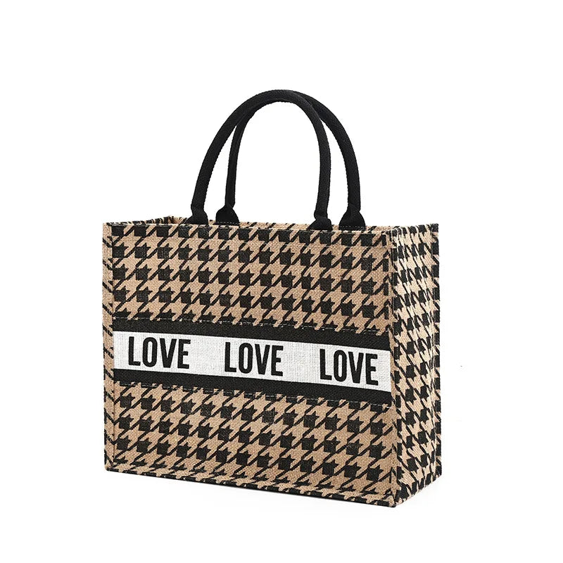 Jute sack shoulder bag