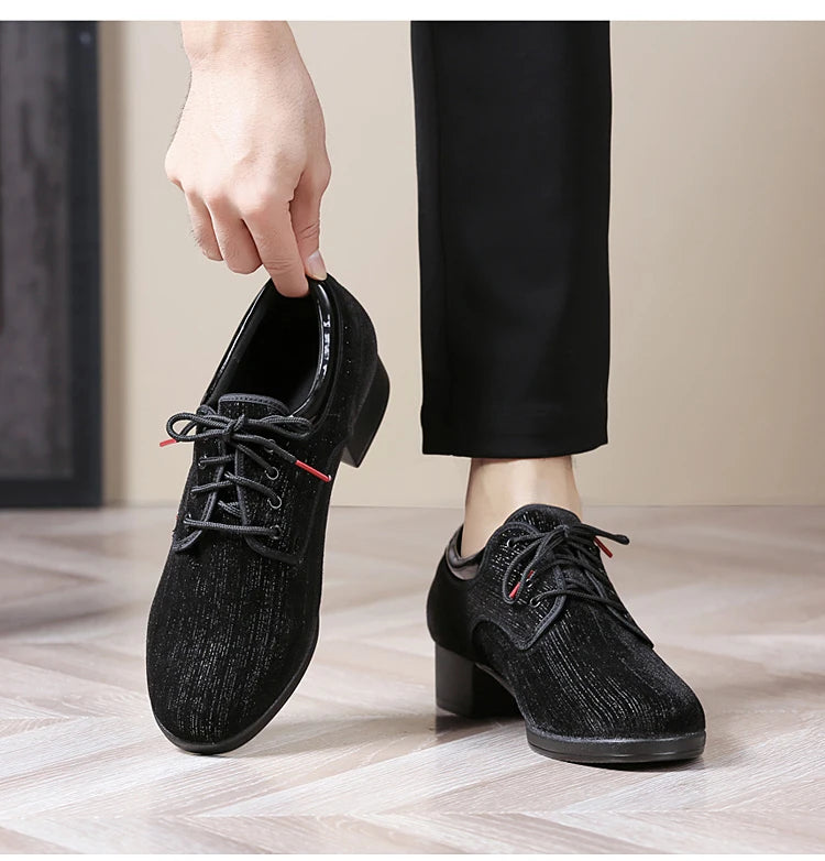 Dance Shoes Men 2024 New Modern Dance Shoes Outdoor Soft Sole Men's Training Stage Dance Wear Male Jazz Latin Shoes