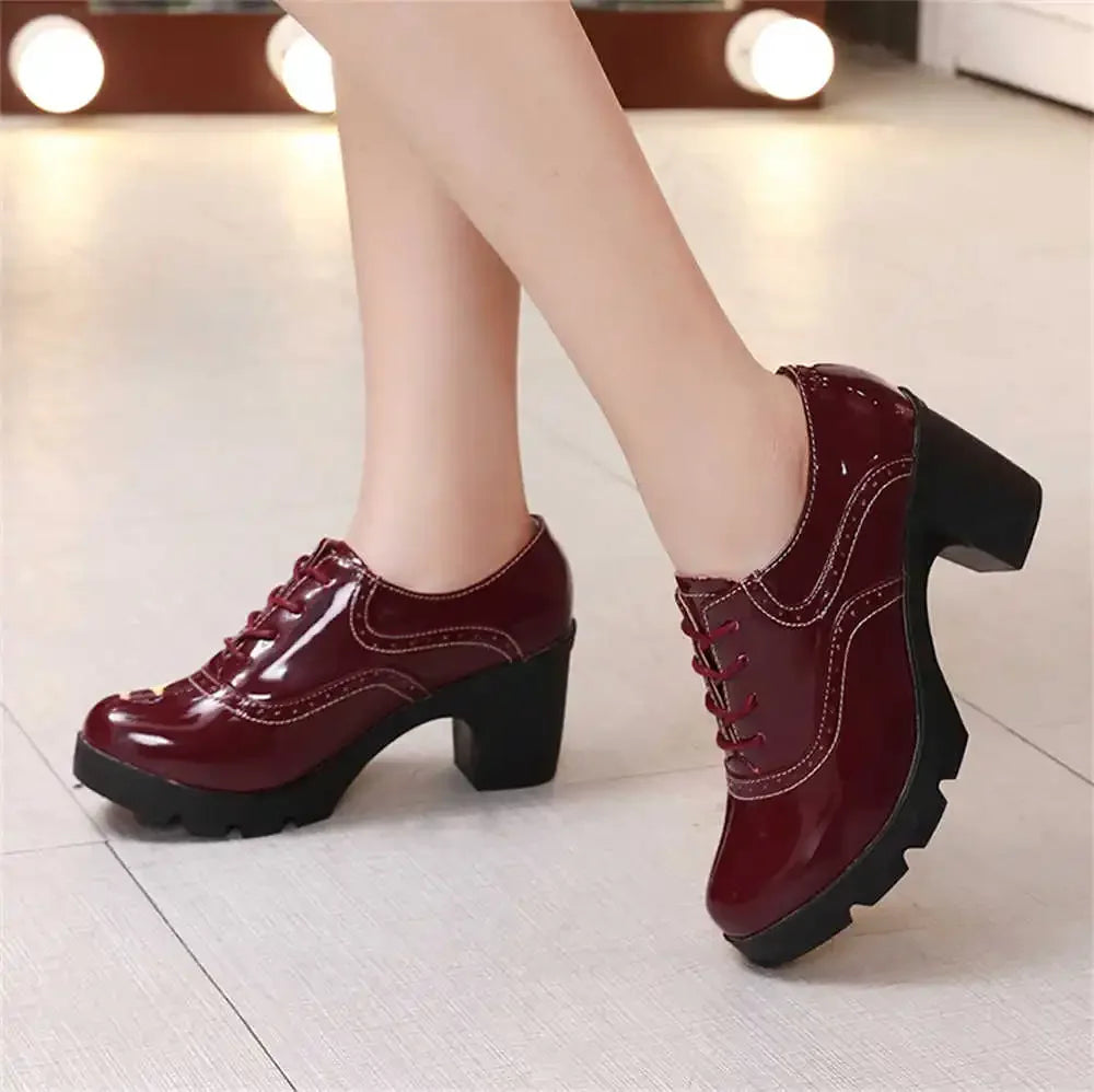 Oxford Platform Low White Heel Dress High Sole Shoes Women's Shoes Luxury Sneakers Sport 2024 Tenis Sneachers Teni