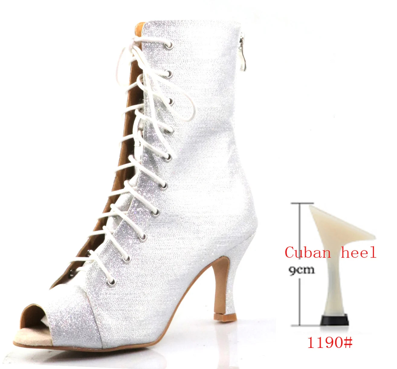 New European and American high heels with straps and hollow out cool boots, modern dance steel pipe jazz dance boots, indoor