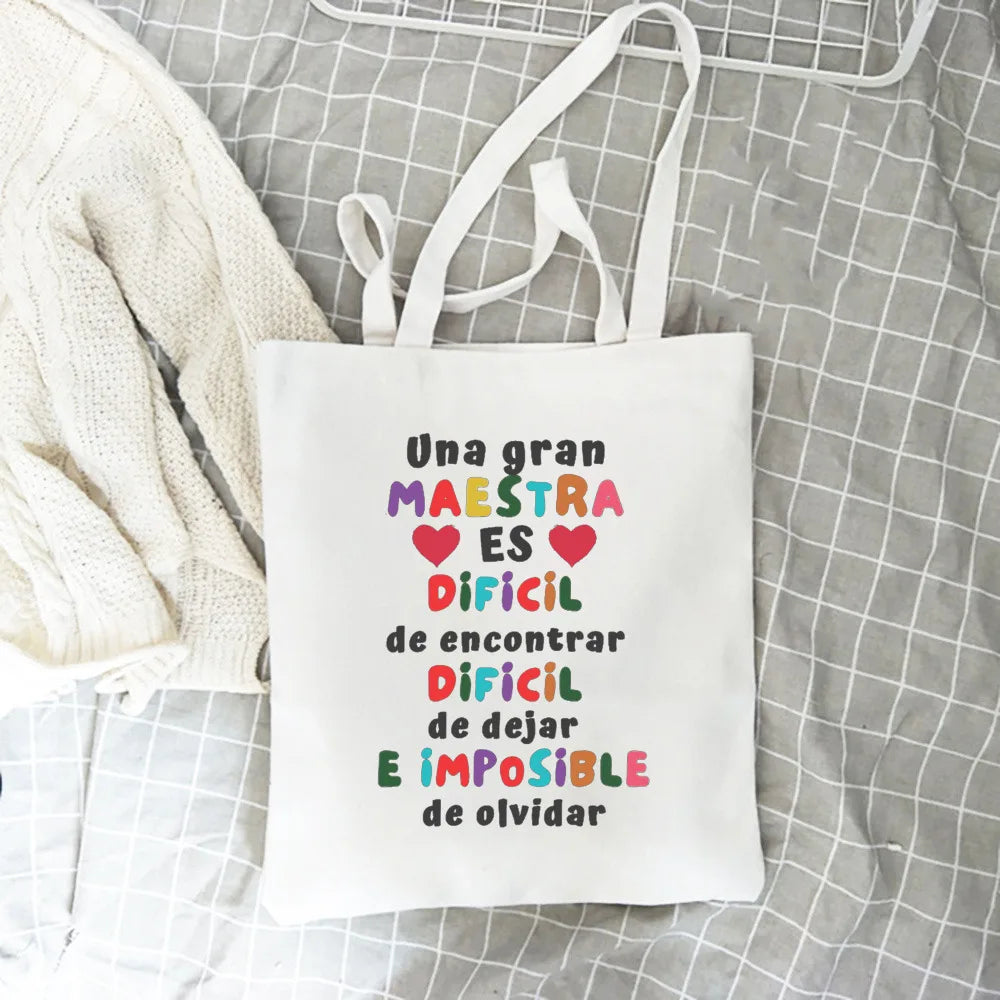 shopping canvas tote bag