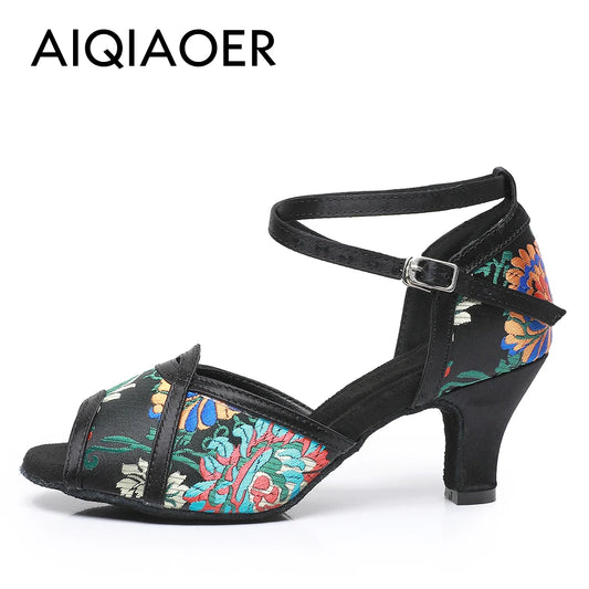 Ballroom Dance Shoes Women Latin Women's Shoes Heel Women's Sandals Summer 2024 High Heels Sandals Elegant Woman Heeled Standard