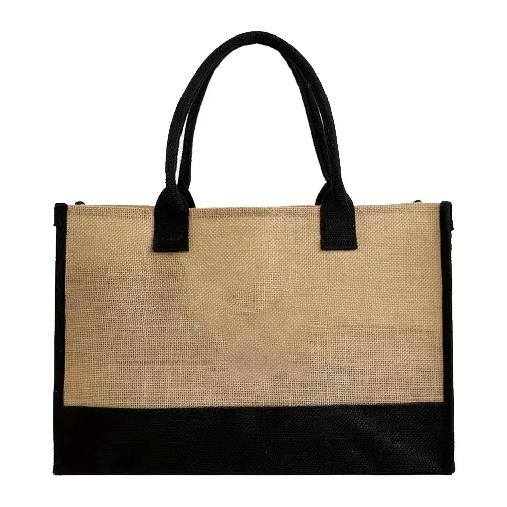 jute beach bag