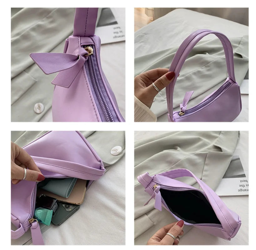 Fashion Simple Totes Bags for Women New Trendy Vintage Handbag Hot sale Female Small Subaxillary Bags Casual Mini Shoulder Bag