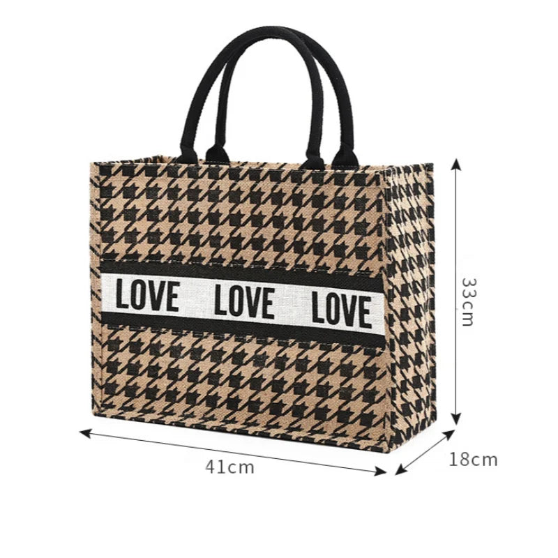 Jute sack shoulder bag