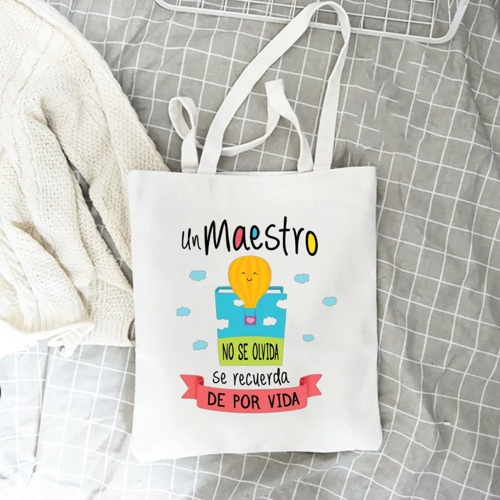 shopping canvas tote bag