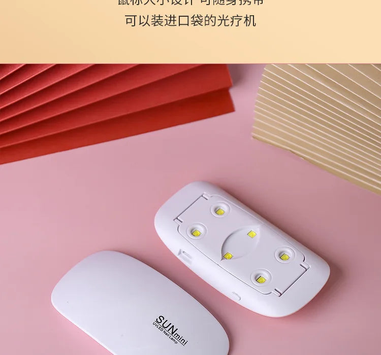 New Portable Nail Dryer Lamp UV LED Nail Light Curing All Gel Polish USB Rechargeable Quick Dry Manicure Machine Nail Art Tools