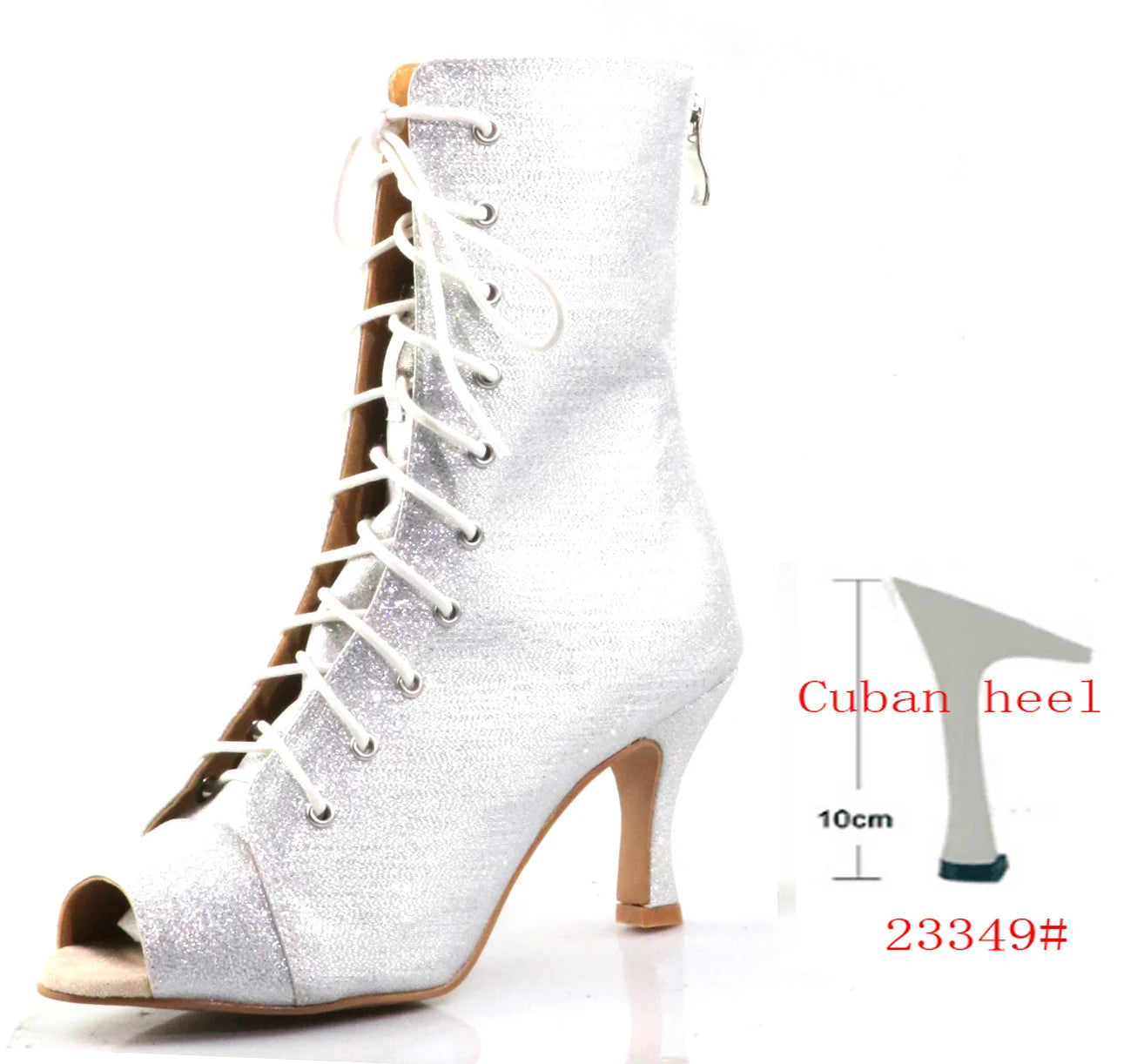 New European and American high heels with straps and hollow out cool boots, modern dance steel pipe jazz dance boots, indoor