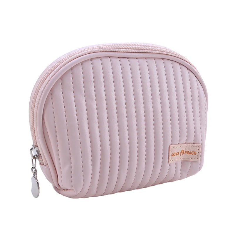 Women MIni Bag Cosmetic Bag Portable Girl Makeup Leather Outdoor Waterproof Toiletries Organizer Female Beauty Bags