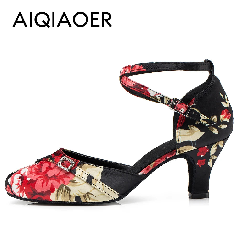 Ballroom Dance Shoes Women Latin High Heels Sandals Women's Evening Heel Shoe Elegant Woman Heeled Shoes Summer 2024 Standard