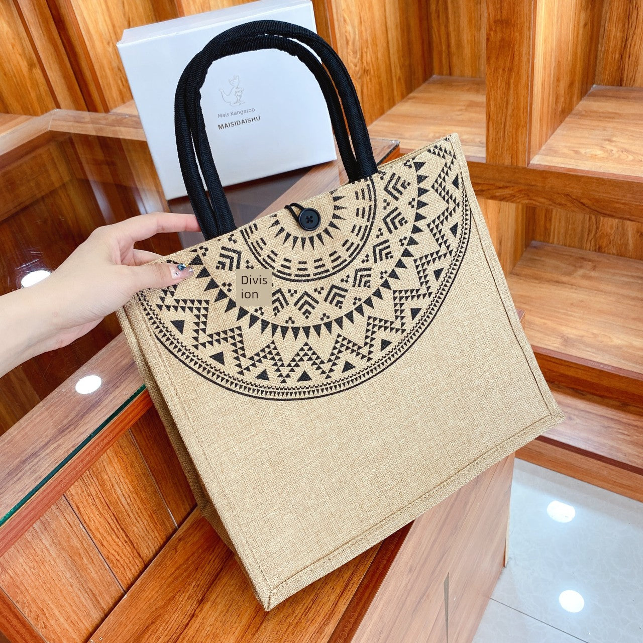 large capacity canvas tote bag