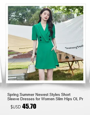 Summer Short Sleeve Elegant Dresses for Women Slim Hips with Scarf Professional Business Work Wear Office Ladies Vestidos