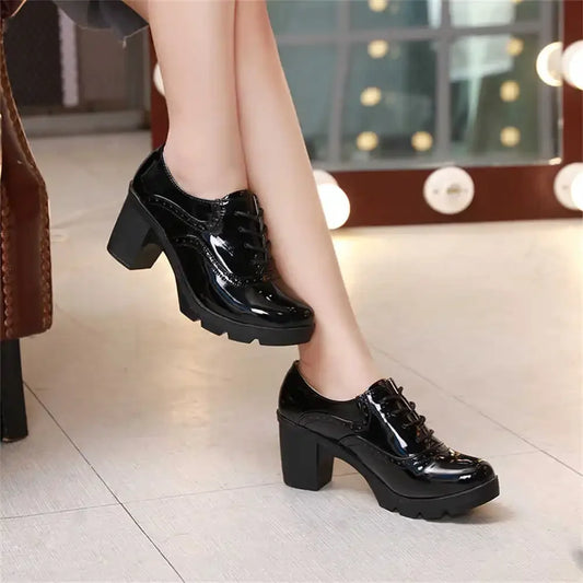 Oxford Platform Low White Heel Dress High Sole Shoes Women's Shoes Luxury Sneakers Sport 2024 Tenis Sneachers Teni