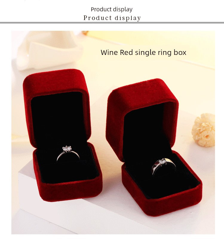 Artificial Wedding Props Bridal One Pair of Lovers Diamond Ring