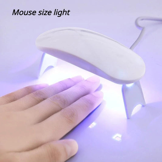 New Portable Nail Dryer Lamp UV LED Nail Light Curing All Gel Polish USB Rechargeable Quick Dry Manicure Machine Nail Art Tools