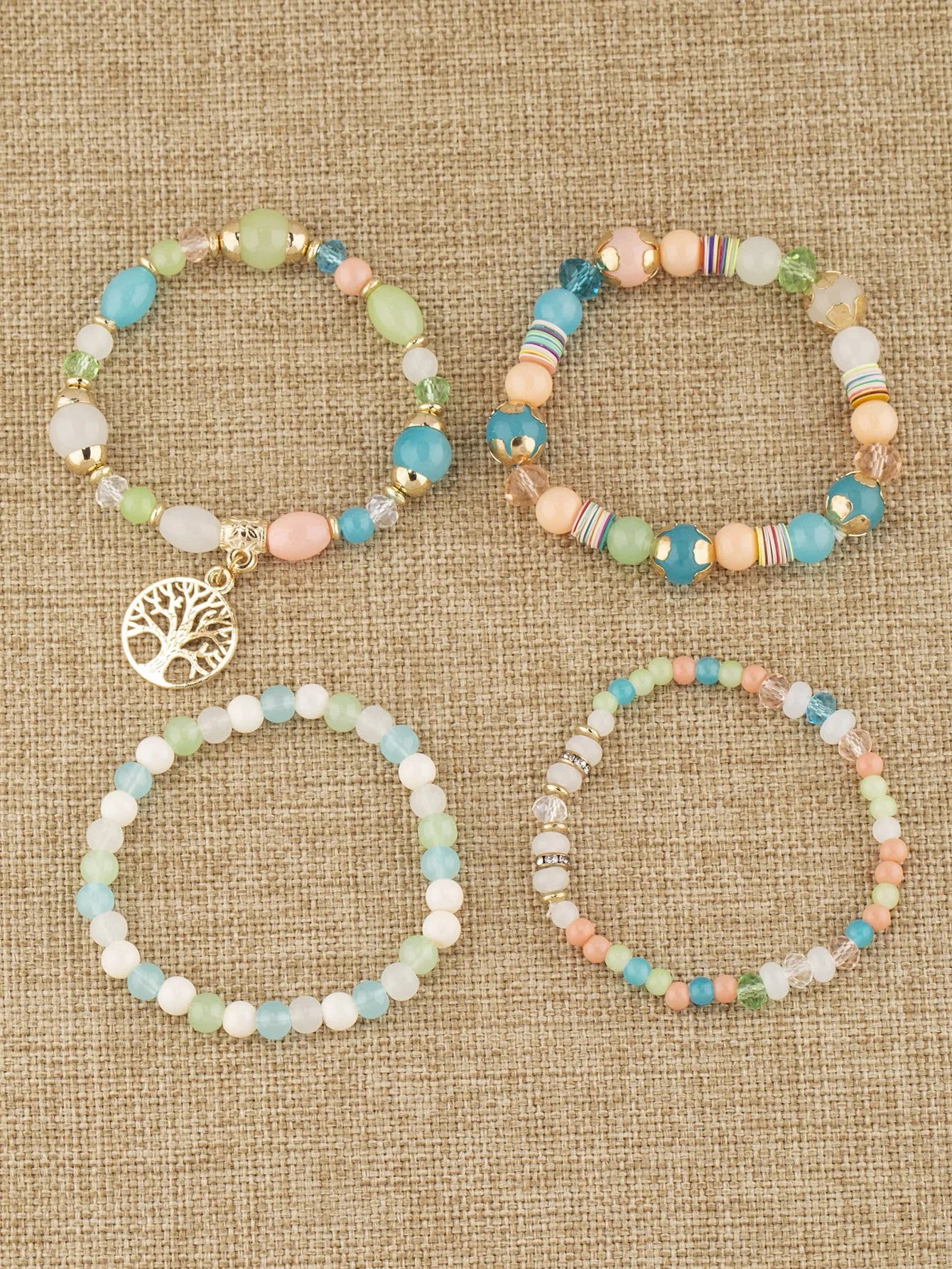 acrylic bead bracelets